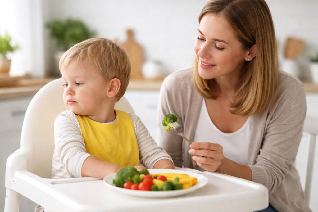 Neofóbia kisgyermekkorban – 2 éves gyermek új ételt utasít vissza